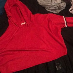 Cropped hoodie